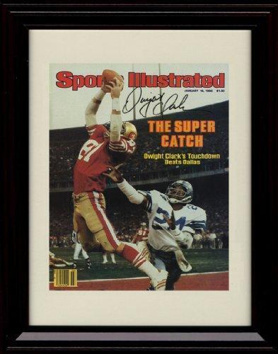 Unframed Dwight Clark 49ers SI Autograph Promo Print - San Francisco 49\'ers -