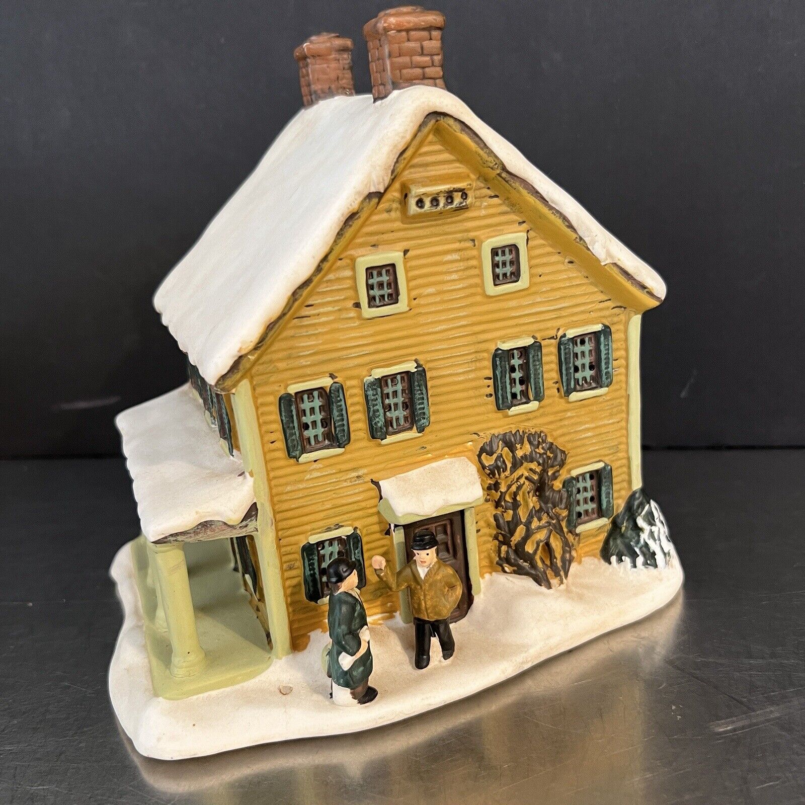 Museum Of City Of NY Currier Ives House Ceramic Christmas Village Vintage 2001