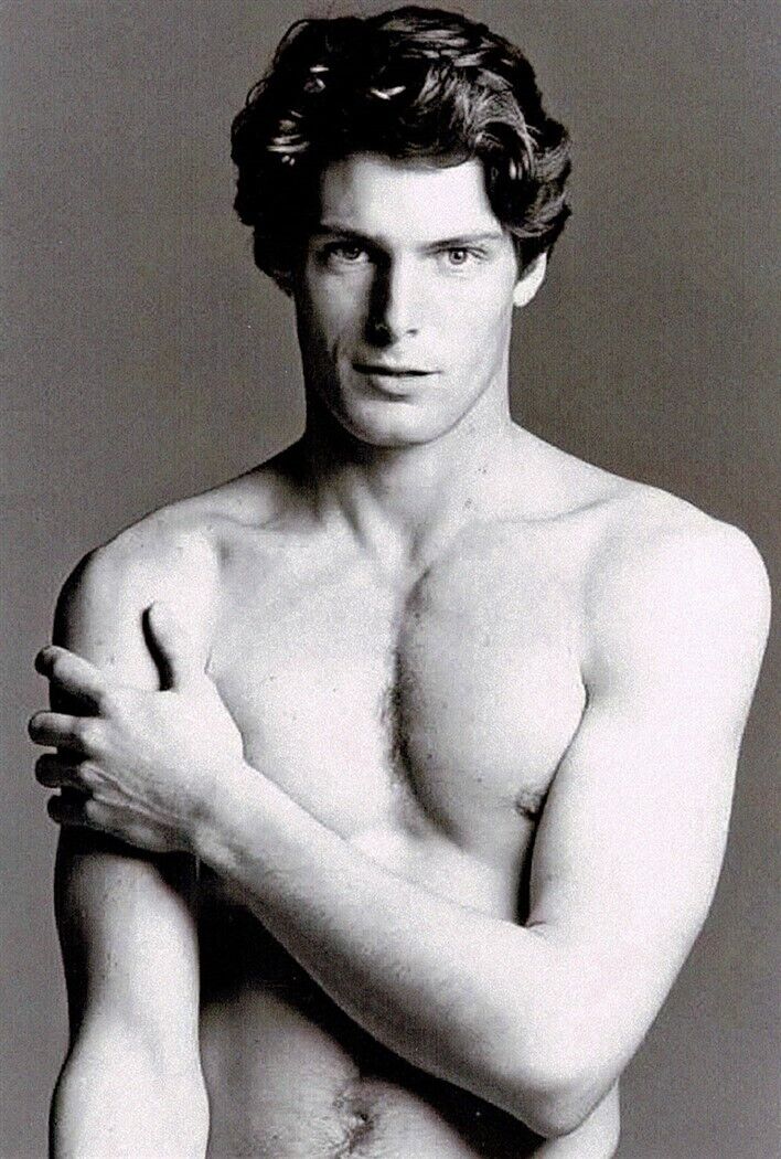 Christopher Reeve film star 1980s publicity photo, gay man\'s collection 4x6