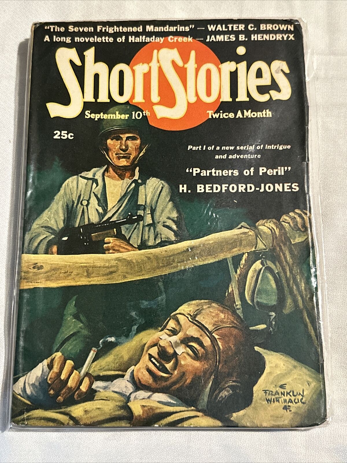 Short Stories Pulp Magazine September 25th 1943 VG
