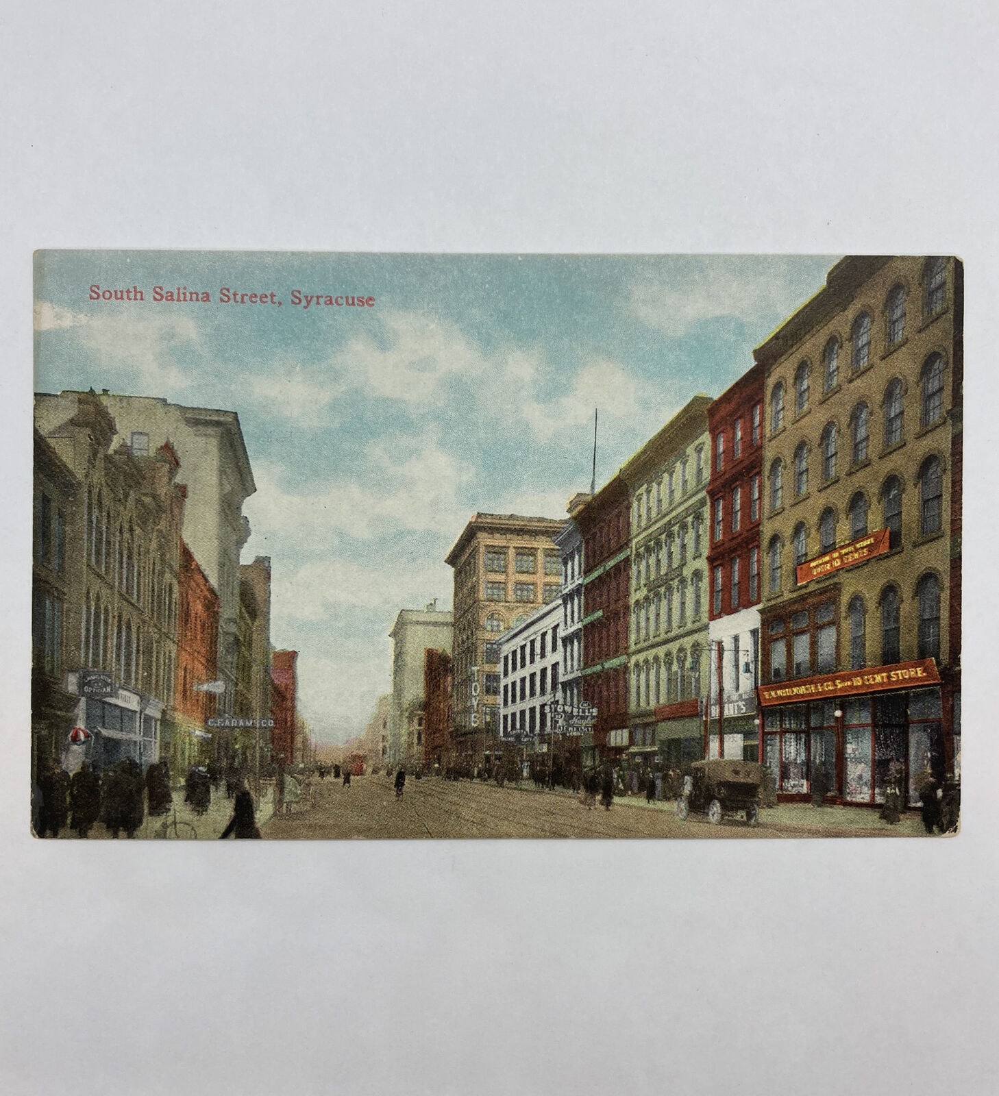 Syracuse NY-New York, South Salina Street Vintage Postcard