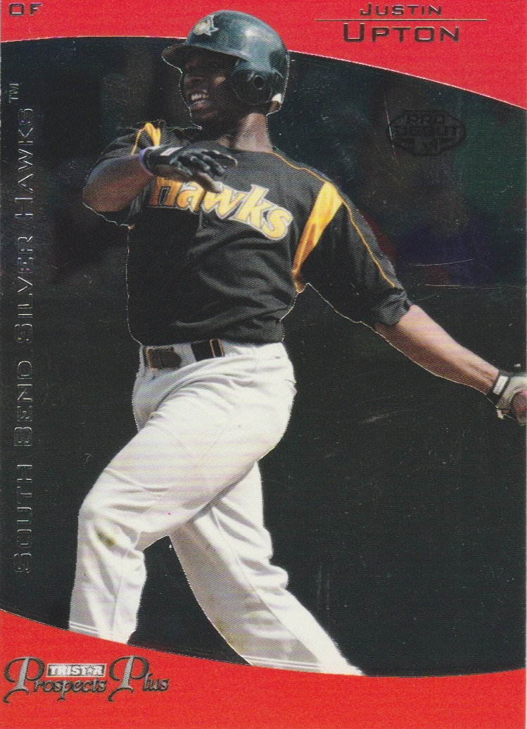 Justin Upton 2006 Tristar Prospects Plus Pro Debut rookie RC card 31