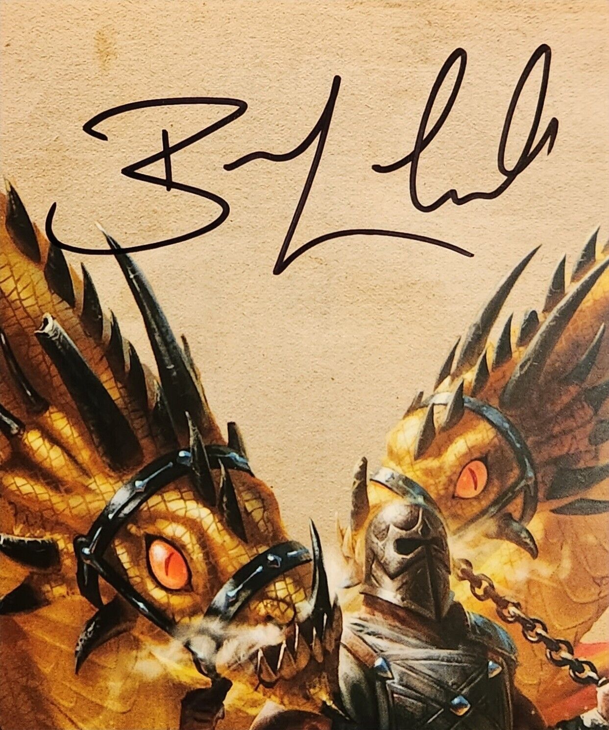 SIGNED Brandon Mull Sticker from Barnes & Noble Author
