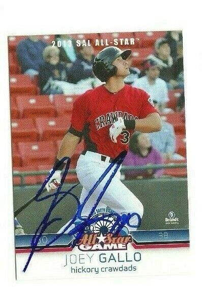 Joey Gallo SAL 2013 All-Star signed auto autographed card 