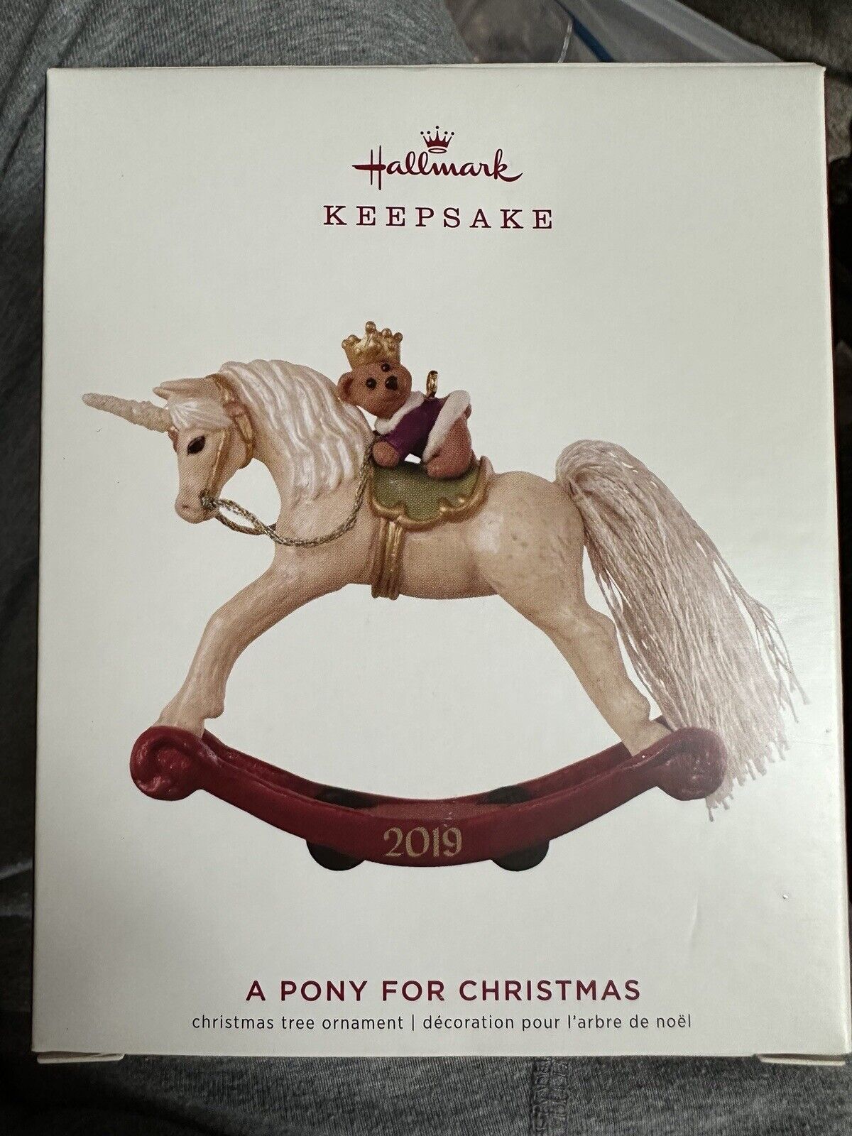 NEW 2019 Hallmark “A Pony For Christmas” Keepsake Horse Ornament NIB