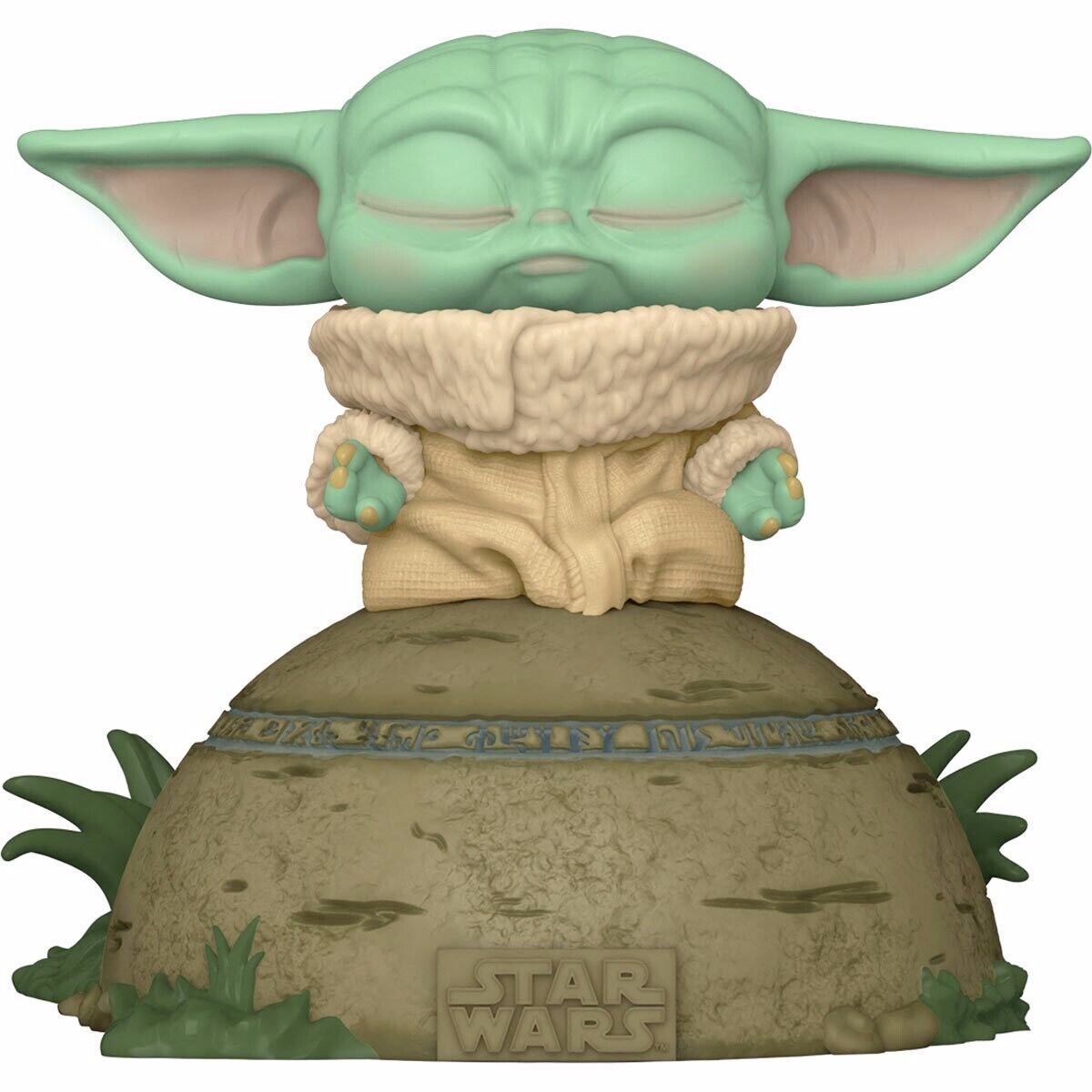 FUNKO • Star Wars: The Mandalorian • Baby Yoda - Using the Force • DELUXE Pop