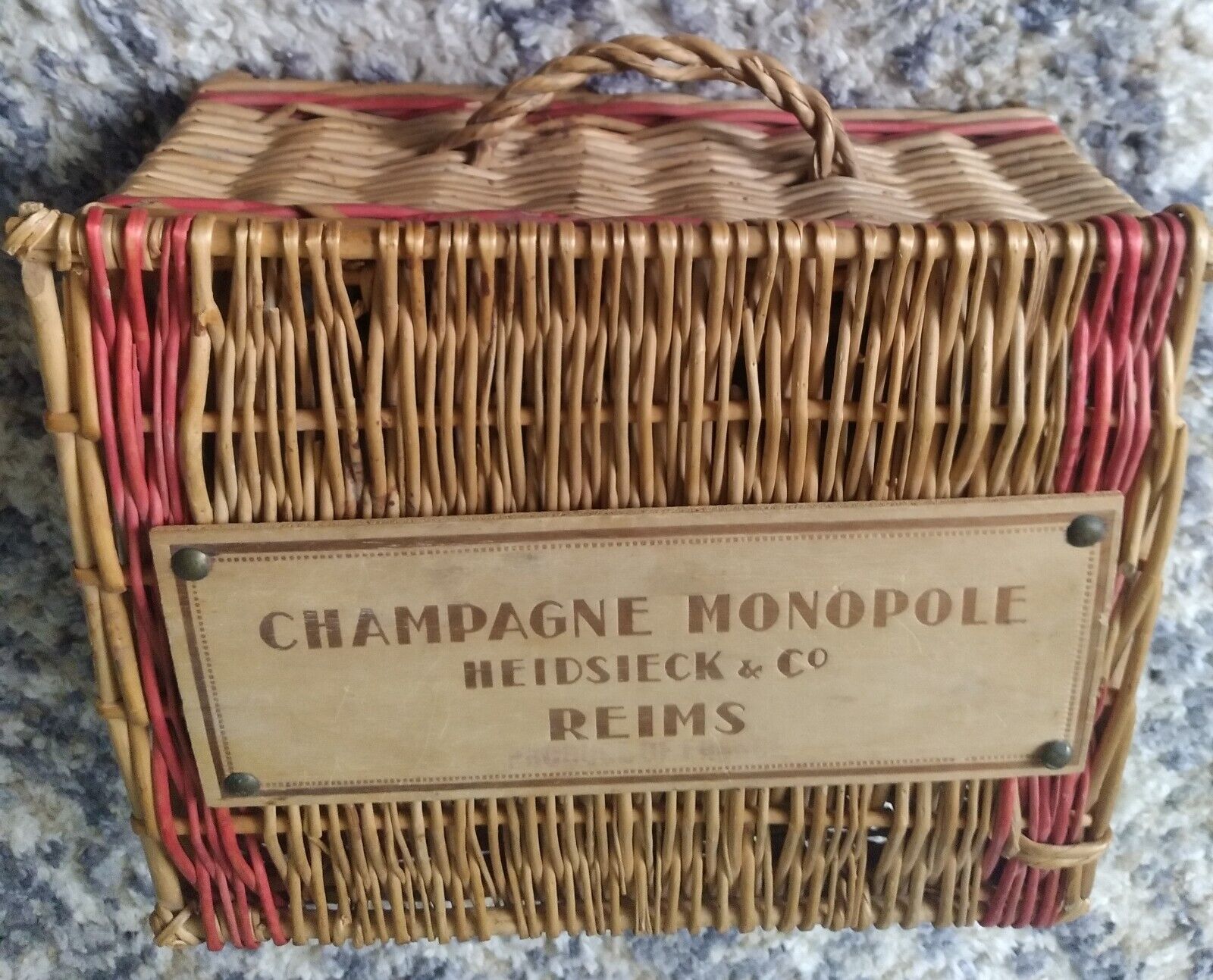 Antique Original Champagne Monopole HEIDSIECK  & Co REIMS