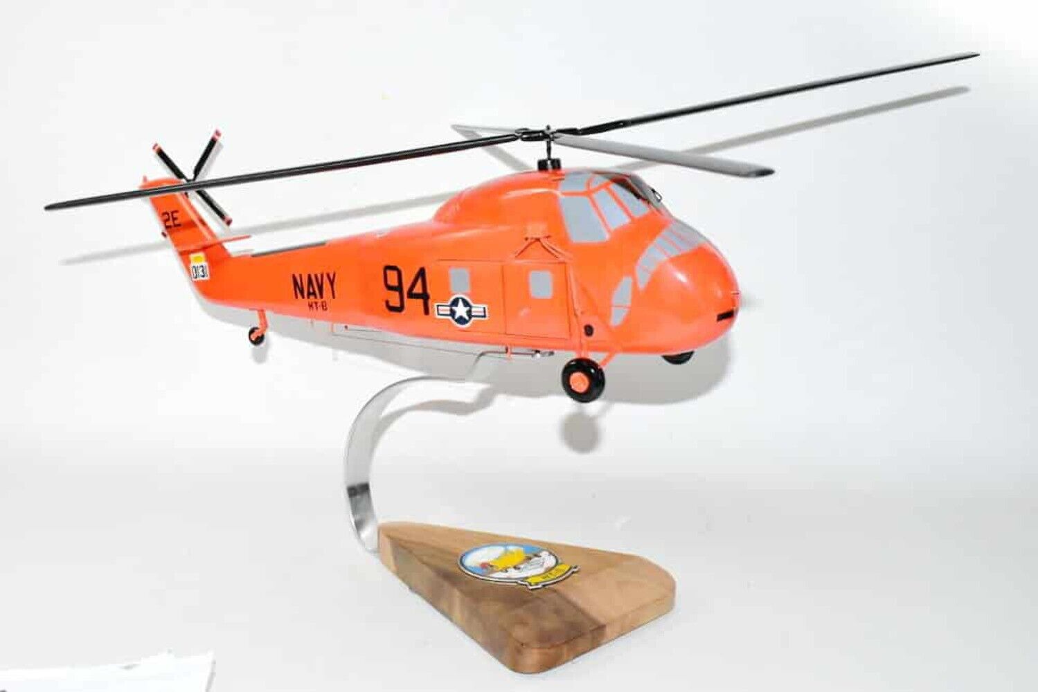 Sikorsky® H-34 HT-8 Grasshopper Model, Mahogany Scale Model