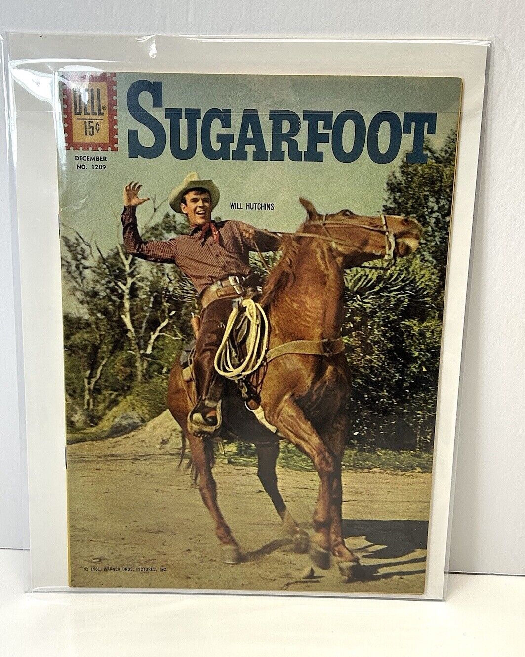Four Color Comics #1209 Dell 1961 Sugarfoot Silver Age TV Western Will Hutcins