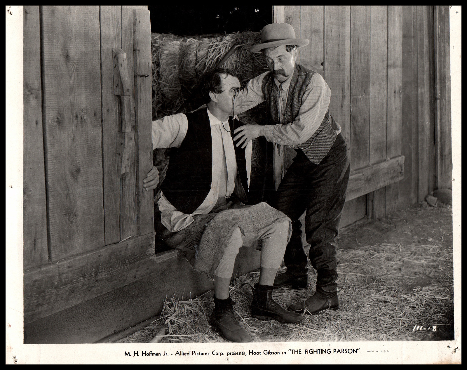 Skeeter Bill Robbins in The Fighting Parson (1933) 🎬⭐ Original Movie Photo K 3