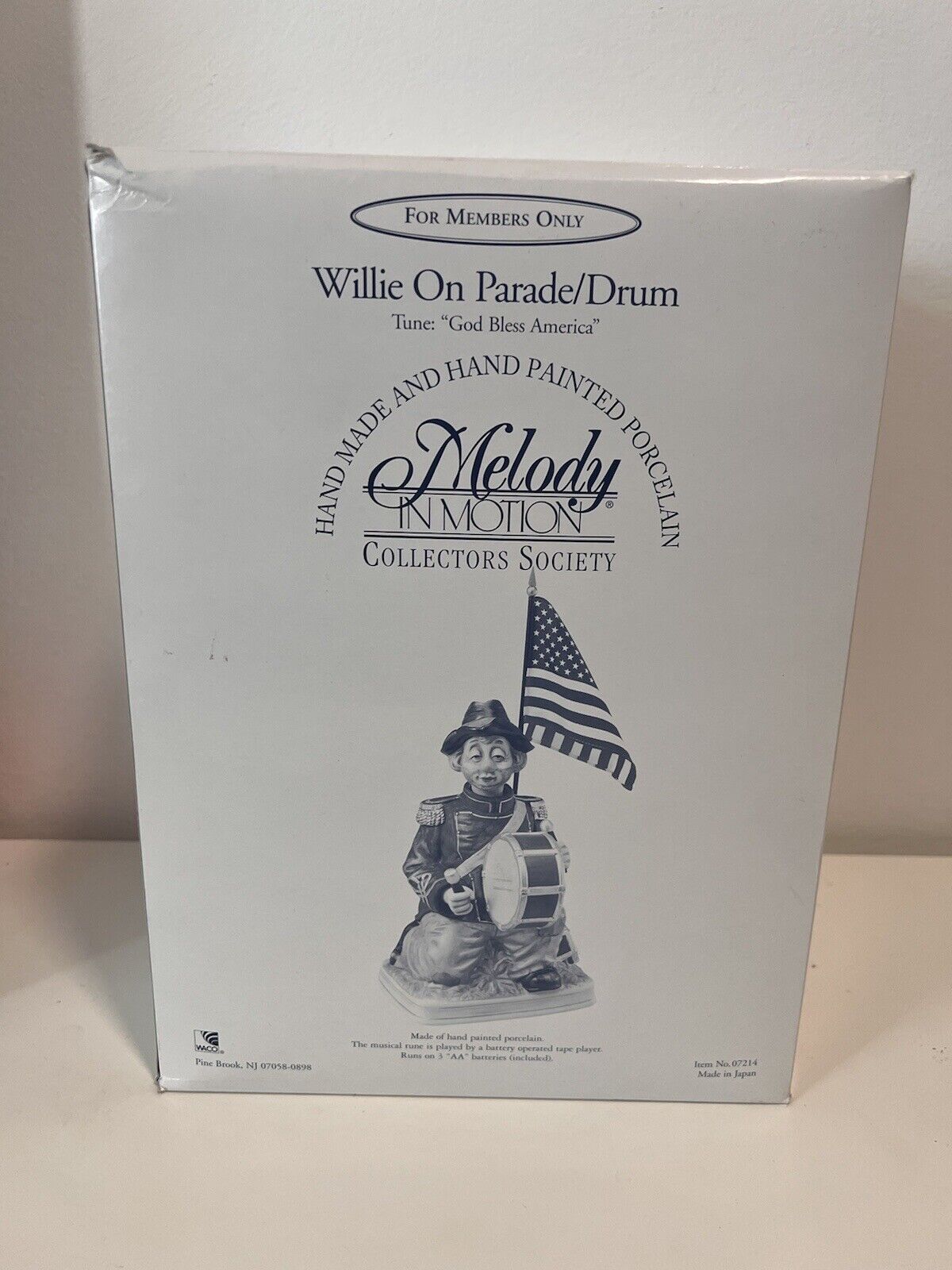 Vintage Willie On Parade/Trumpet Melody in Motion Collectors Society. New In Box