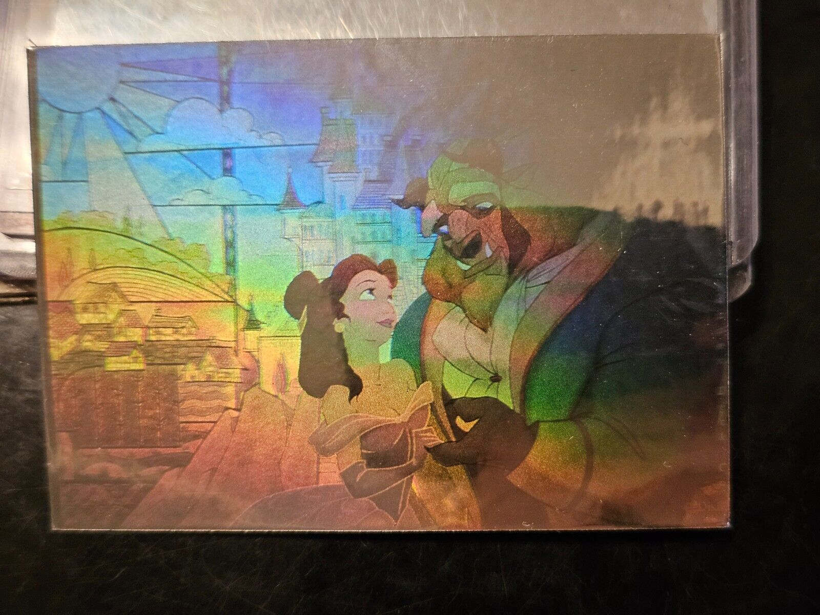1992 Upper Deck Beauty and the Beast Italian Holograms Belle & Beast