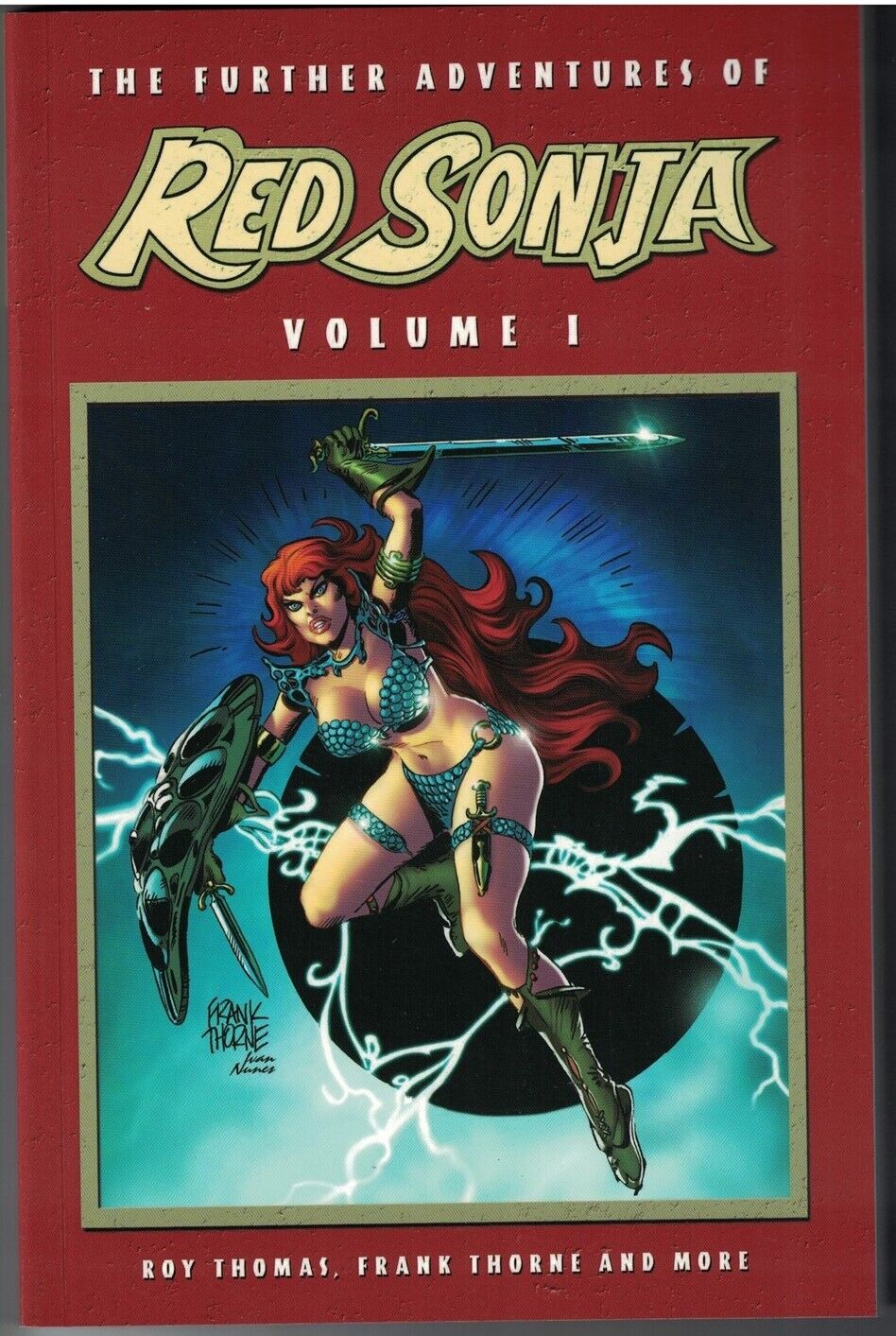 FURTHER ADVENTURES OF RED SONJA Vol 1 TP TPB $19.99srp Frank Thorne NEW NM