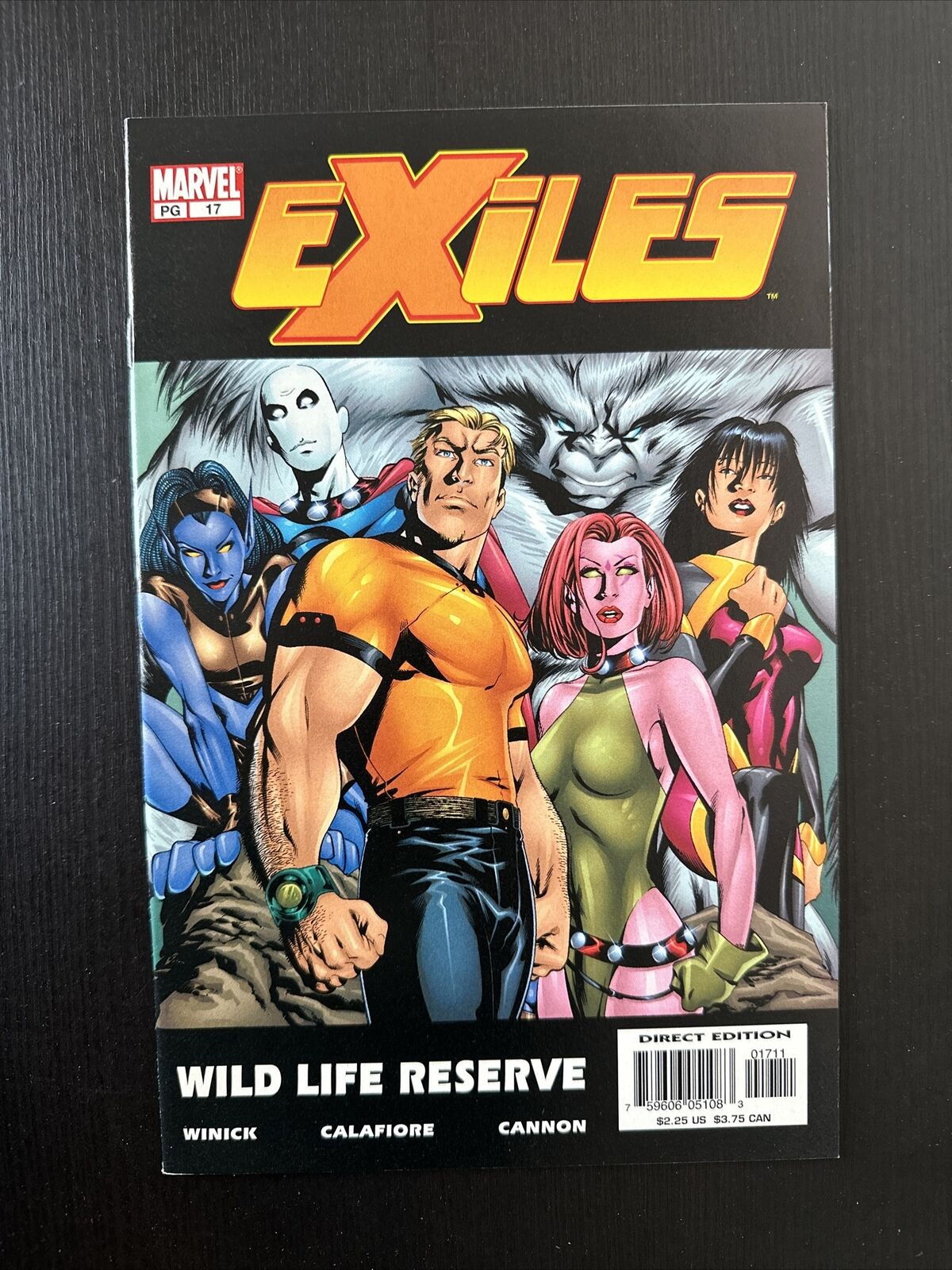 2002 PG 17 Marvel Comics:E-X-iles