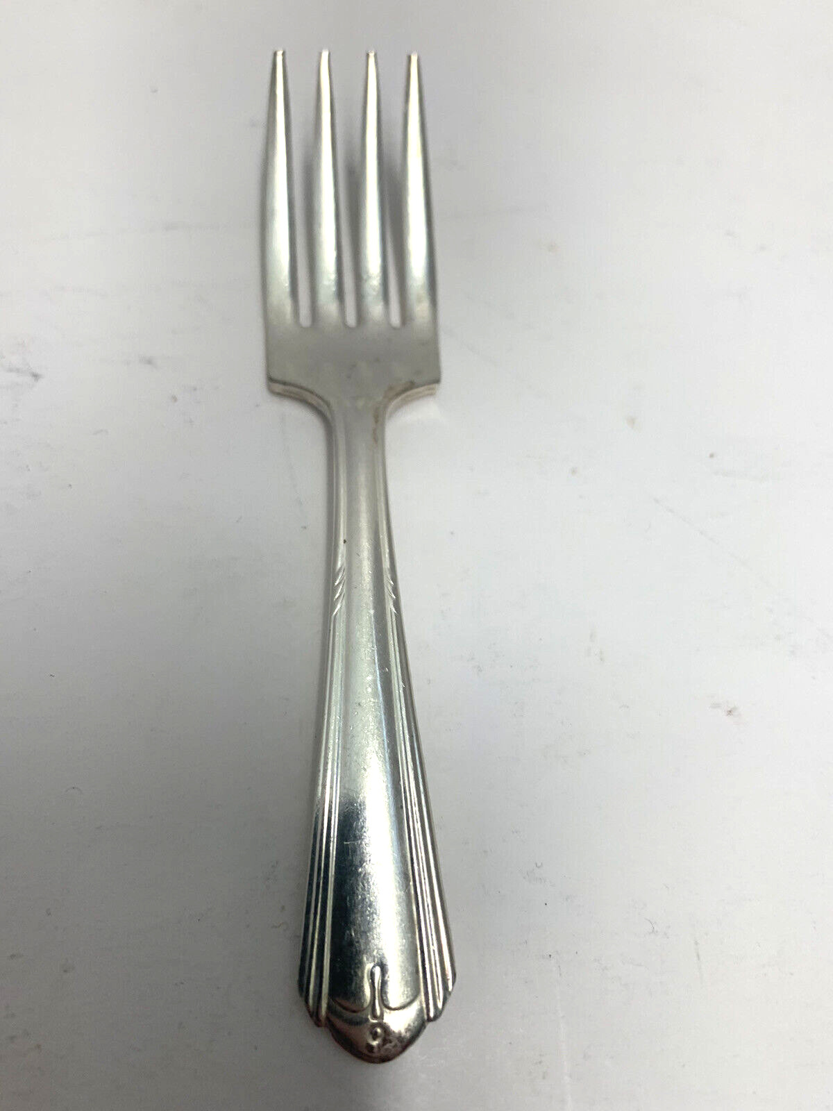Monarch Beverly Silver Plate Small Serving Fork 4.75 inches Vintage
