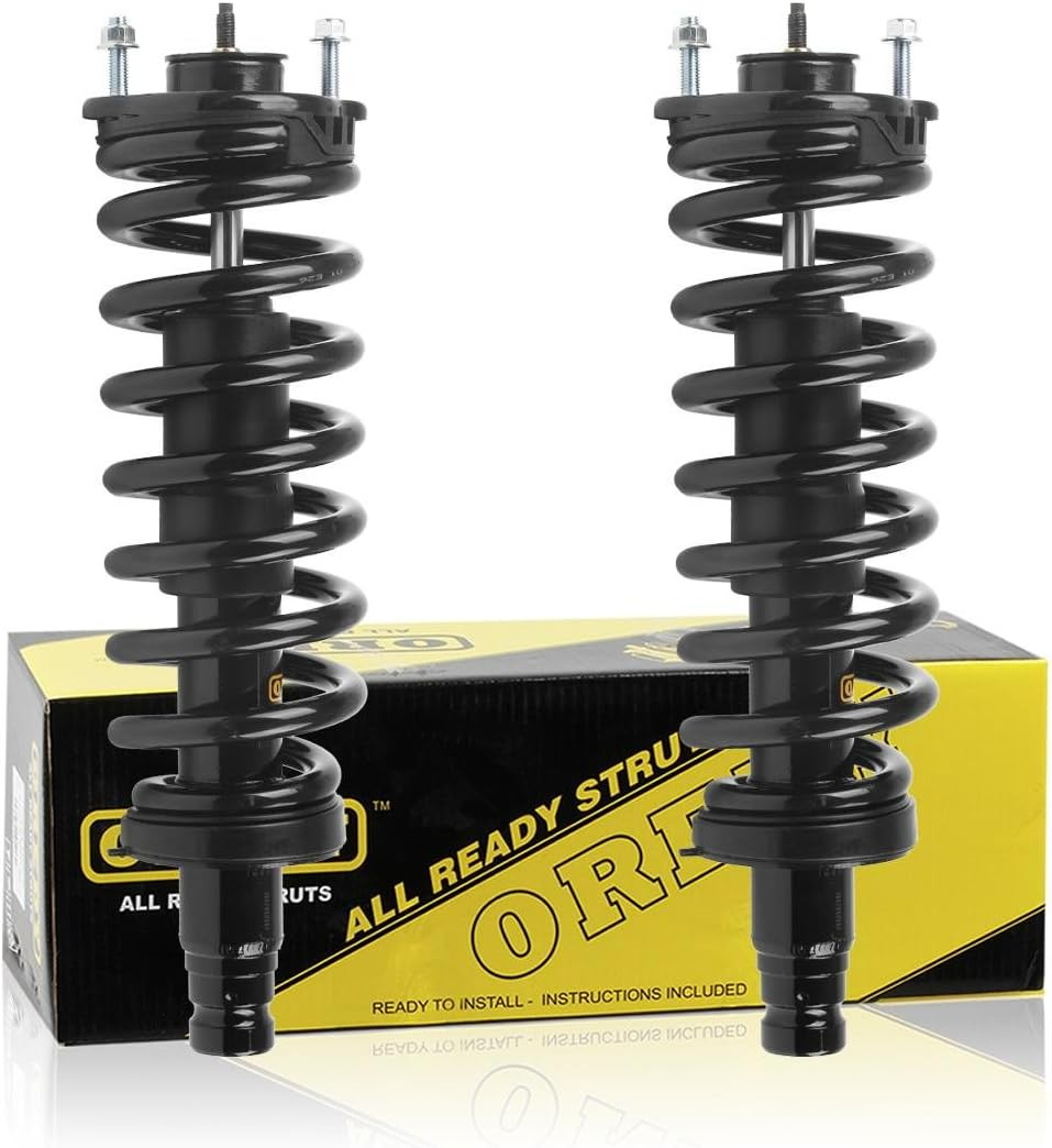 Front Pair Complete Struts Assembly with Coil Spring Compatible with Trailblazer