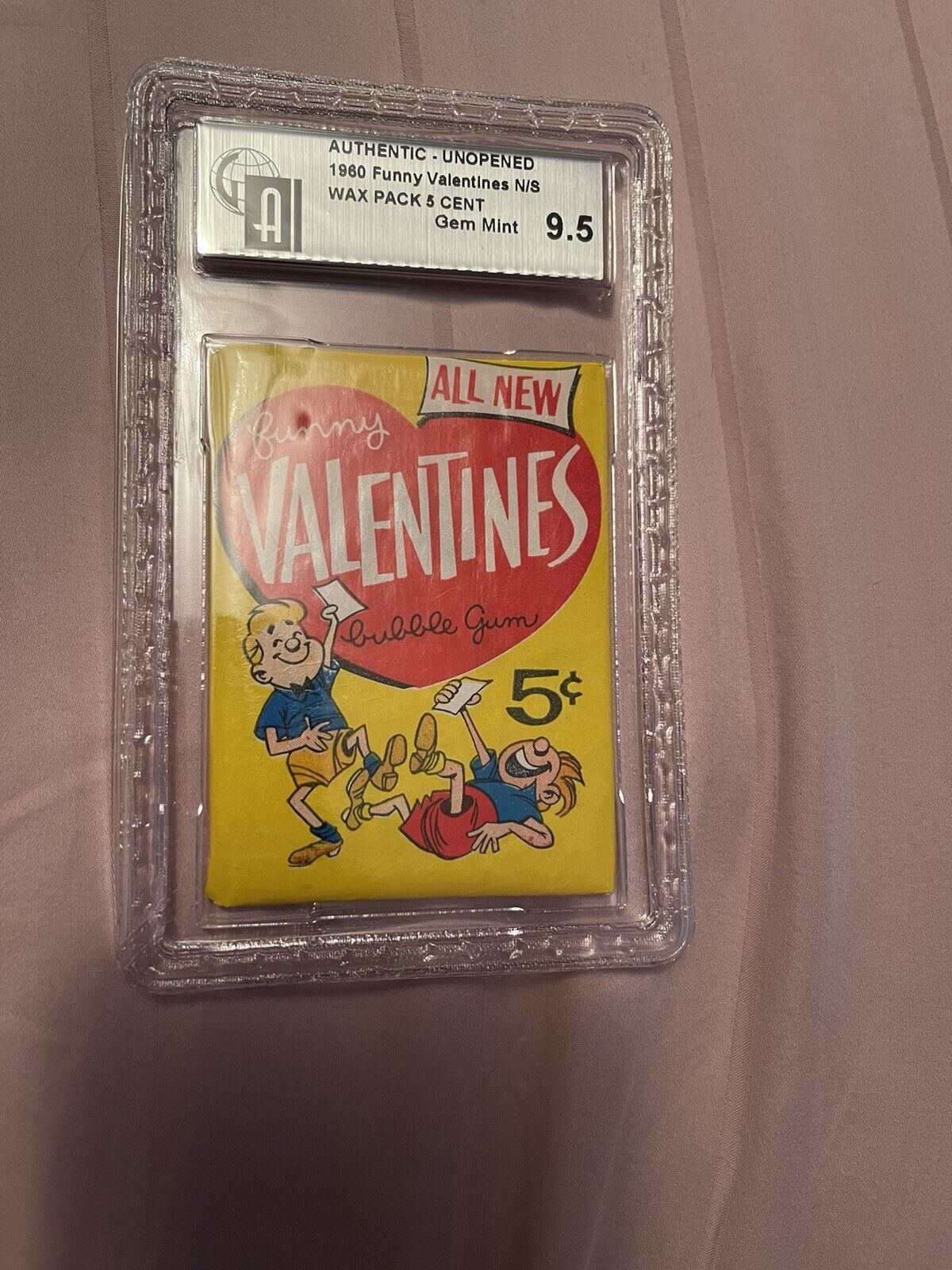 1960 Topps Funny Valentine 9.5 Super Sharp