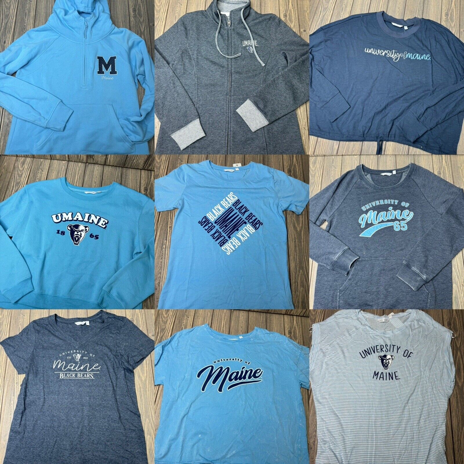 NWT NCAA Shirt Lot Of 9 University Of Maine 
