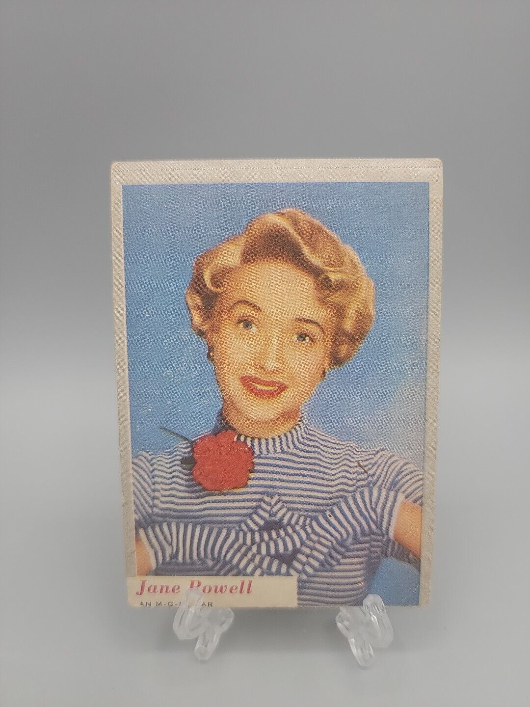 1953 Topps Who-Z-At Star #21 Jane Powell Vintage Trading Card