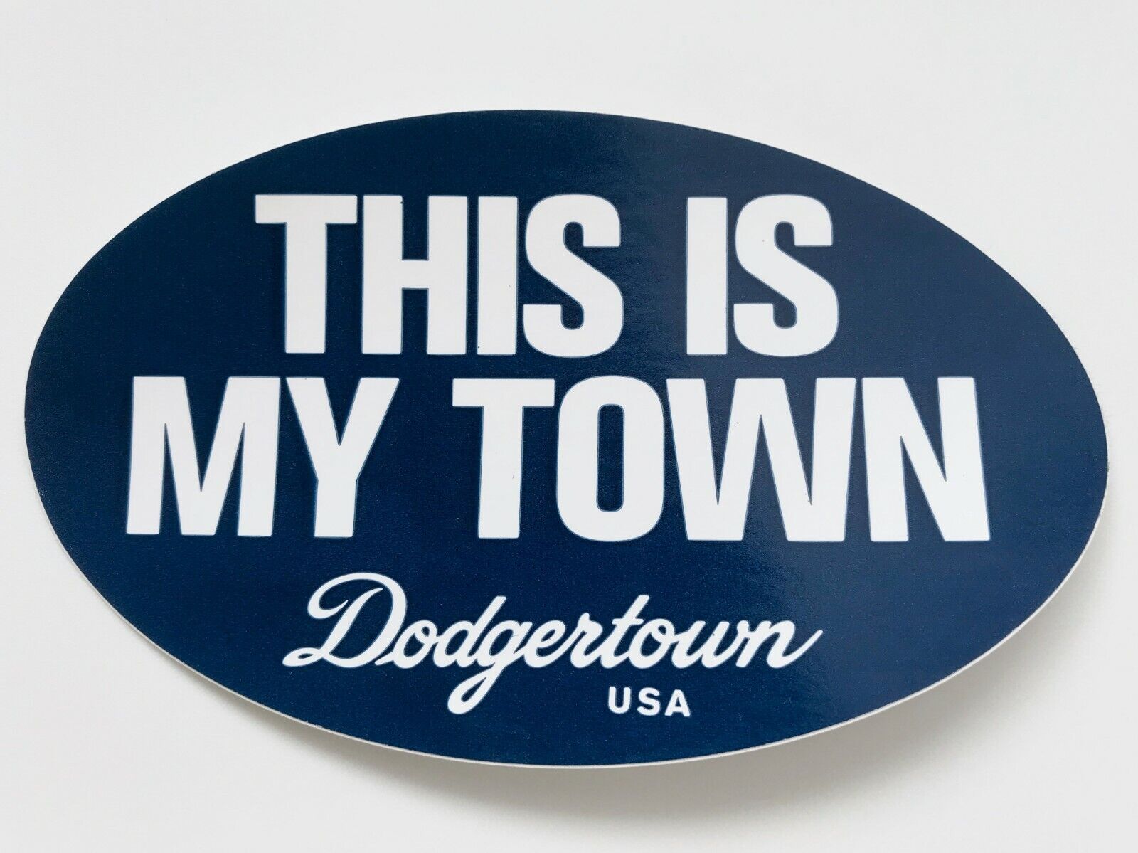 NEW LA DODGERS Dodgertown Los Angeles USA This Is My Town Bumper Decal Sticker 