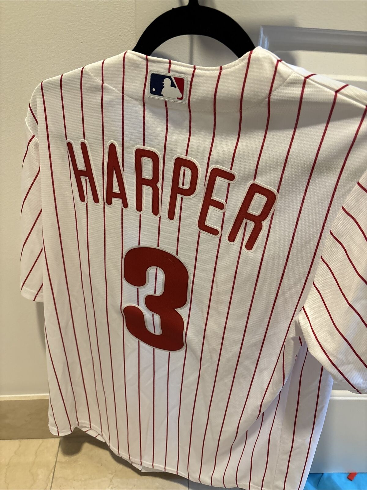 Philadelphia Phillies  BRYCE HARPER AUTHENTIC Home NIKE Jersey Size 52