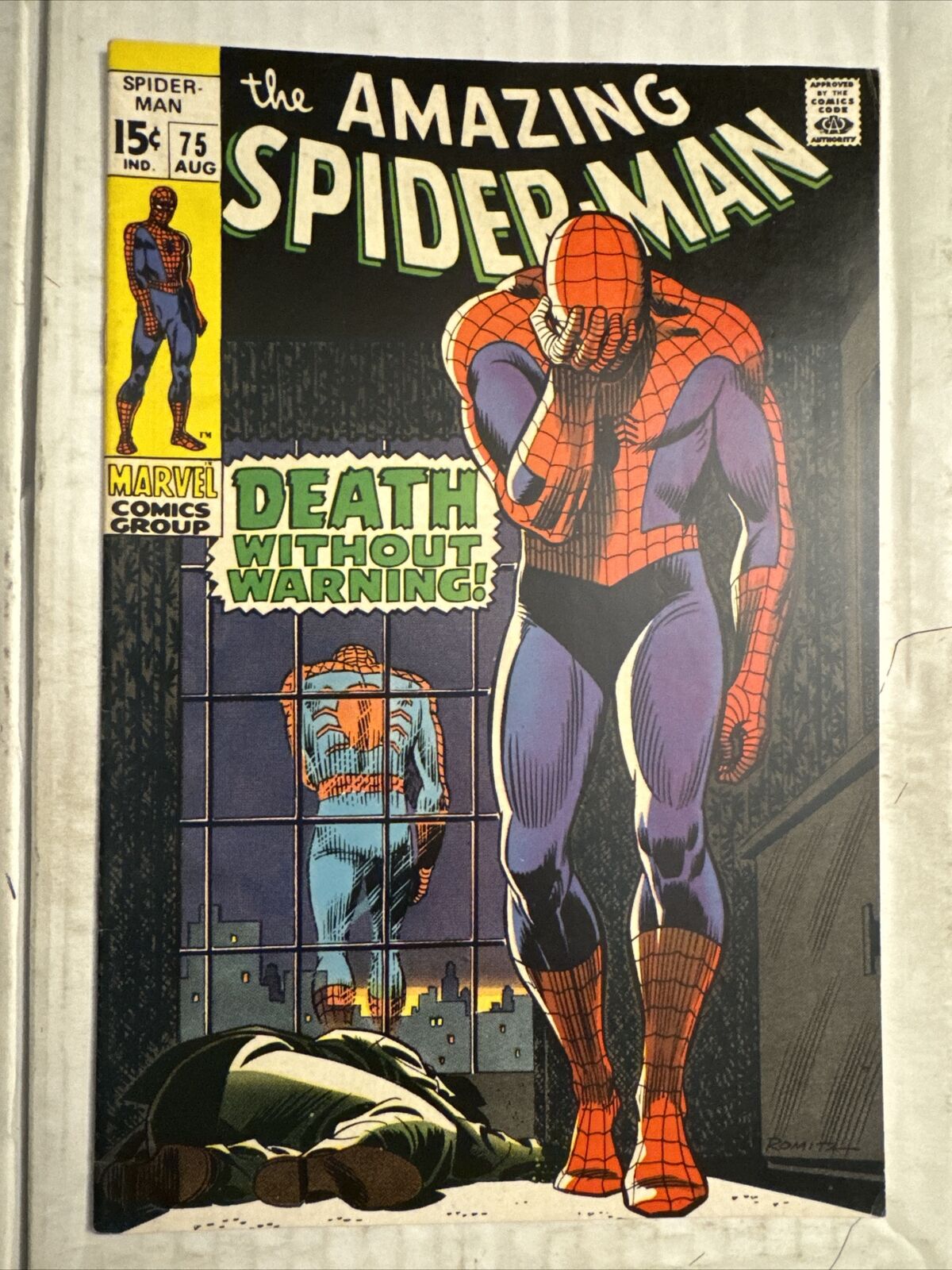 Amazing Spider-Man #75 VF+ Death of Silvermane Classic Romita Cover