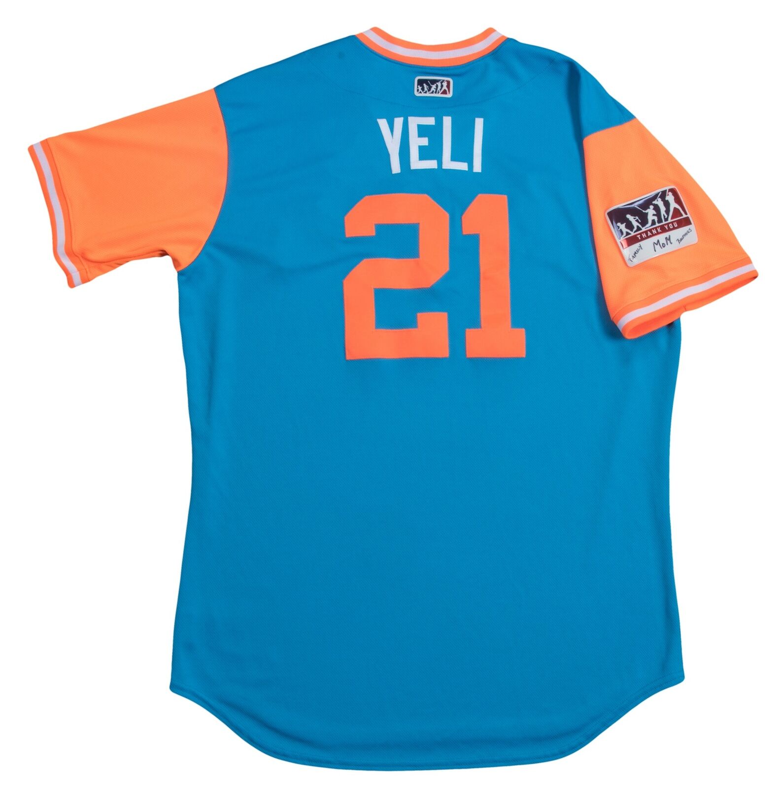 Christian Yelich Game Used First Ever Players Weekend Jersey \