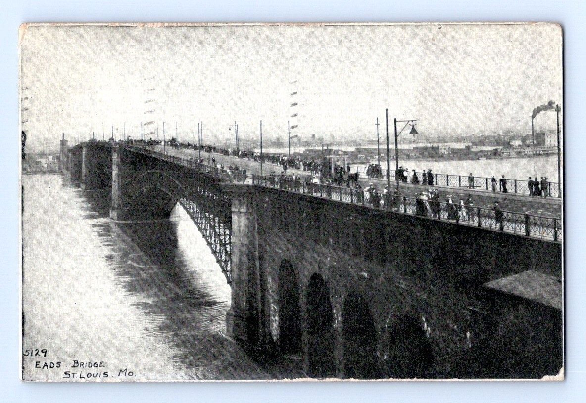 1910. EADS BRIDGE, ST. LOUIS, MO. POSTCARD SS27
