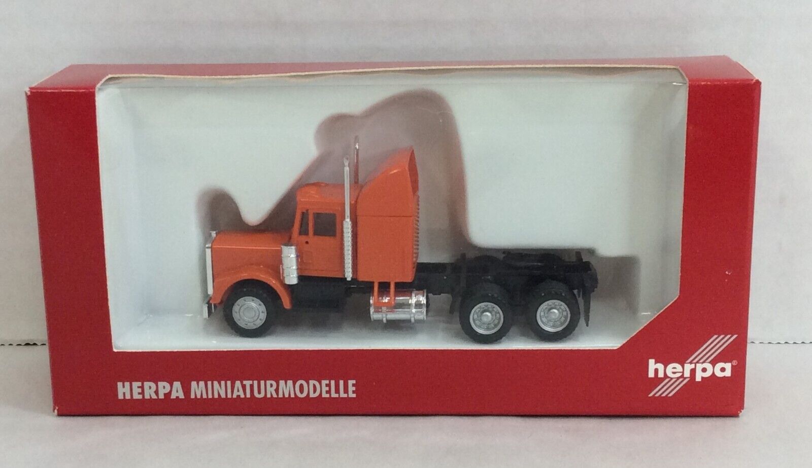 Herpa Truck Miniaturmodelle 1/87 Scale Orange Semi Rig New Open Box 2528