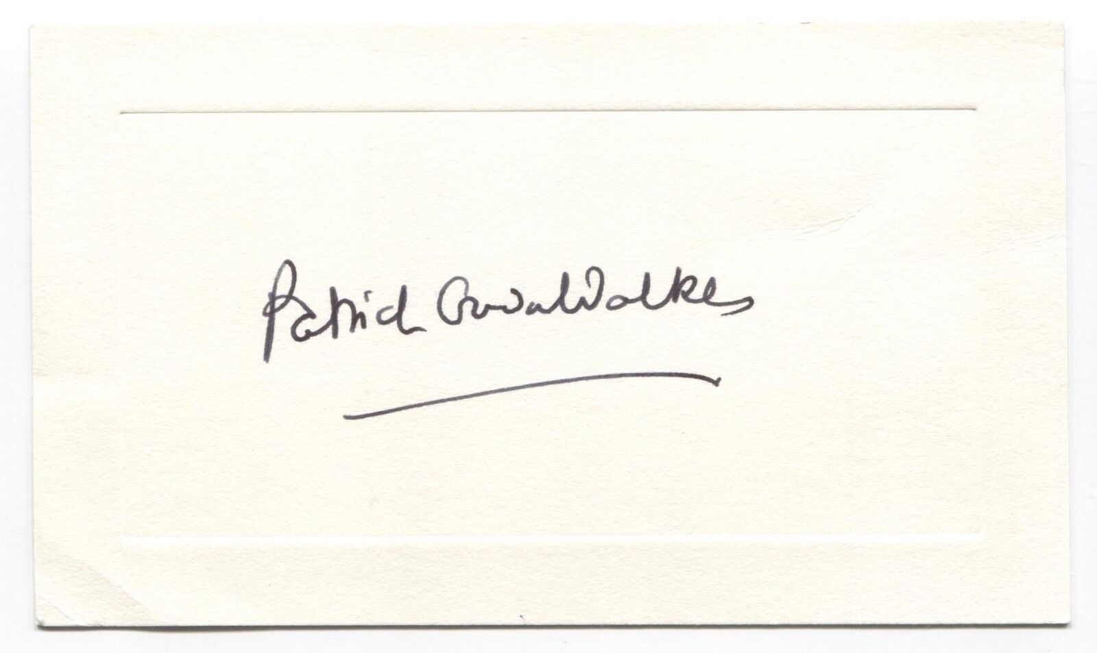 Patrick Gordon Walker Signed Card Autographed Signature British Politician 