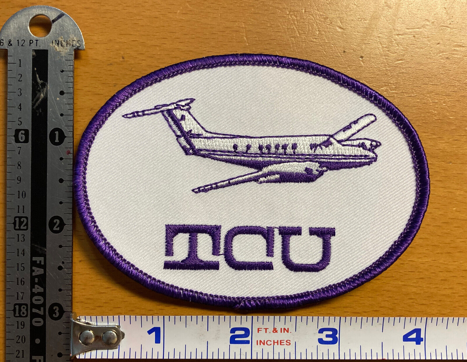 VTG TCU Private Recruiting Jet Texas Christian University Horned Frogs PATCH