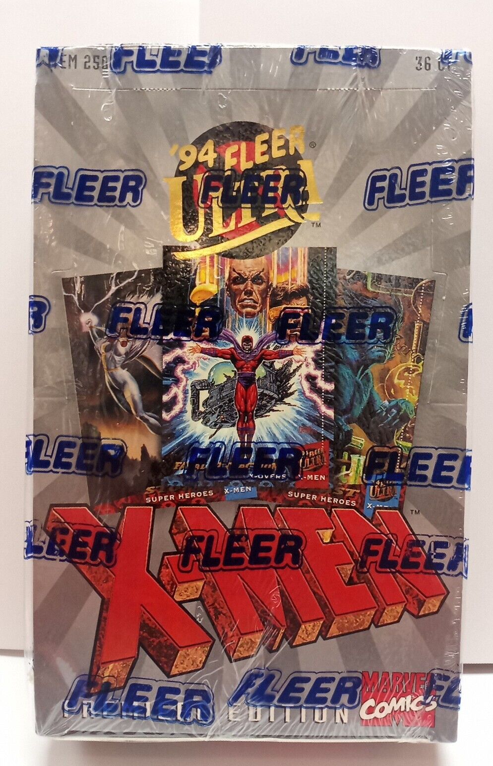 1994 FLEER ULTRA X-MEN Premier Edition Cards 36 Packs FACTORY SEALED BOX #1A