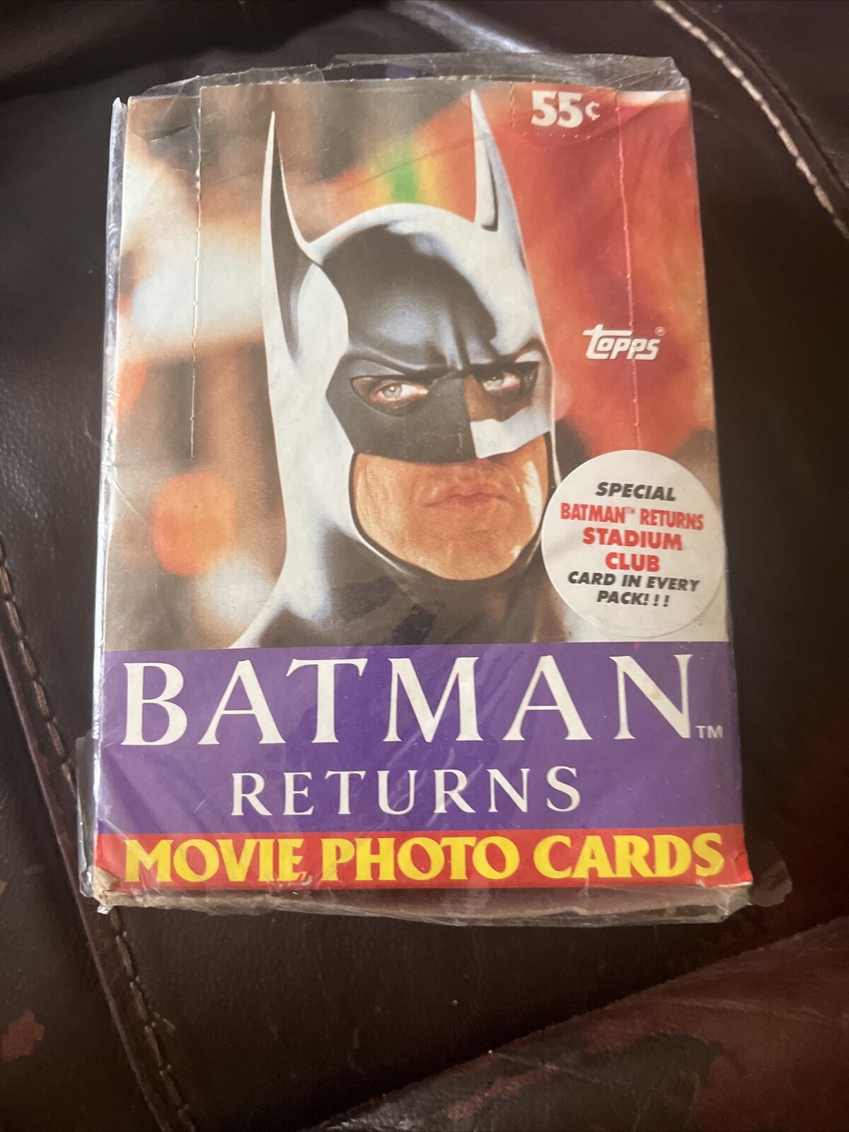 1992 TOPPS Batman Returns Movie Photo Cards Box Of 36 Packs Sealed Unopened