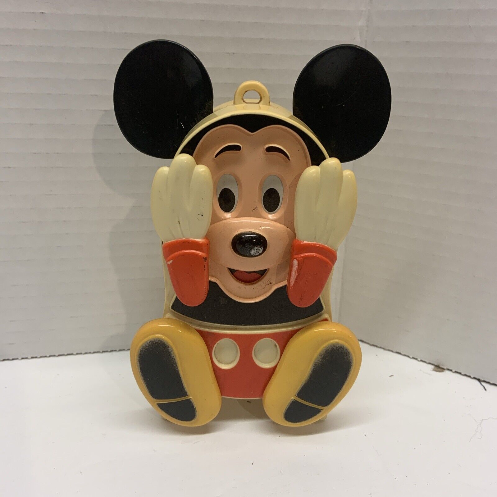 MICKEY MOUSE DISNEY Illco Pre-School Wind-Up Musical Peek A Boo TOY- Works