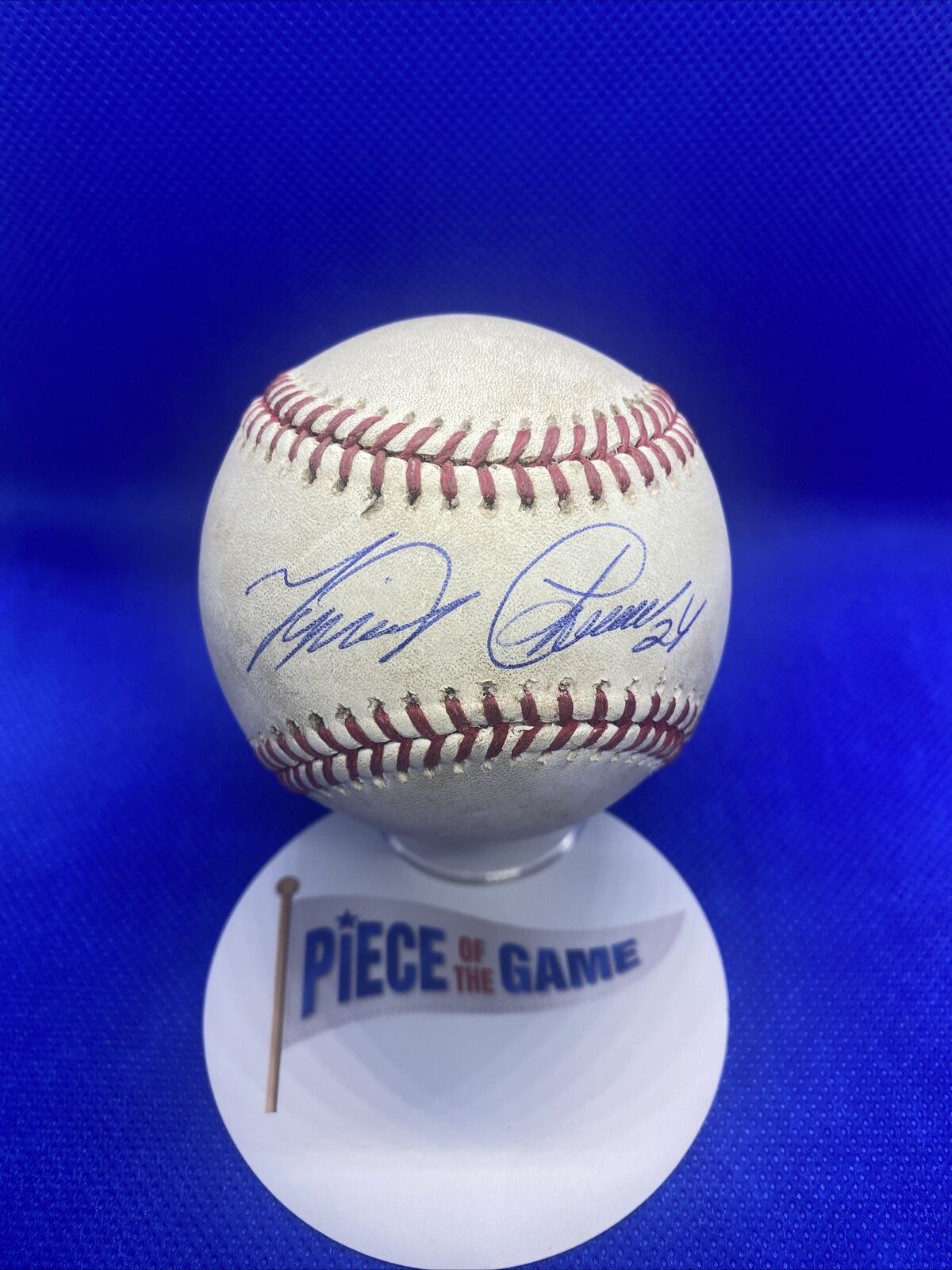 Miguel Cabrera MLB Game Used Double RBi\'s Autographed Baseball Career Hit #2658 