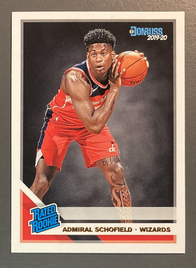 ADMIRAL SCHOFIELD 2019-20 Donruss Rated Rookie - 239