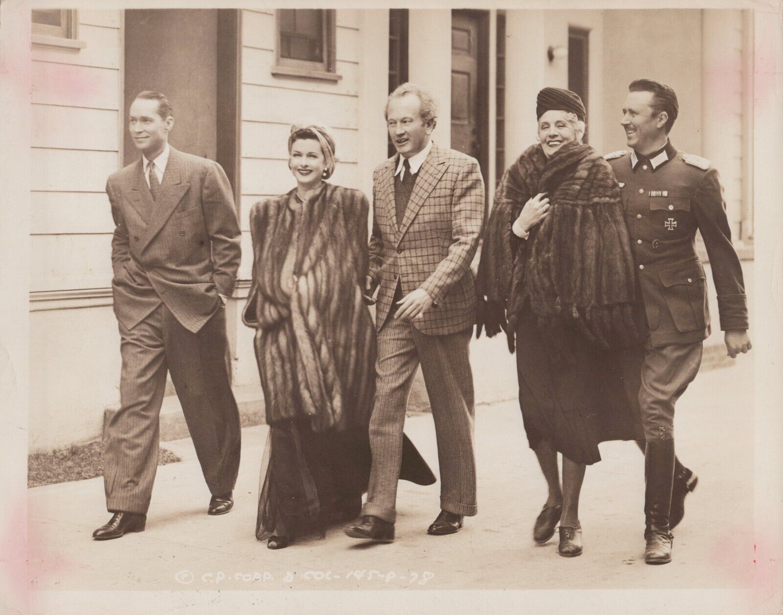 Joan Bennett + Franchot Tone + Allyn Joslyn + Cecil Cunningham 1942 Photo K 117