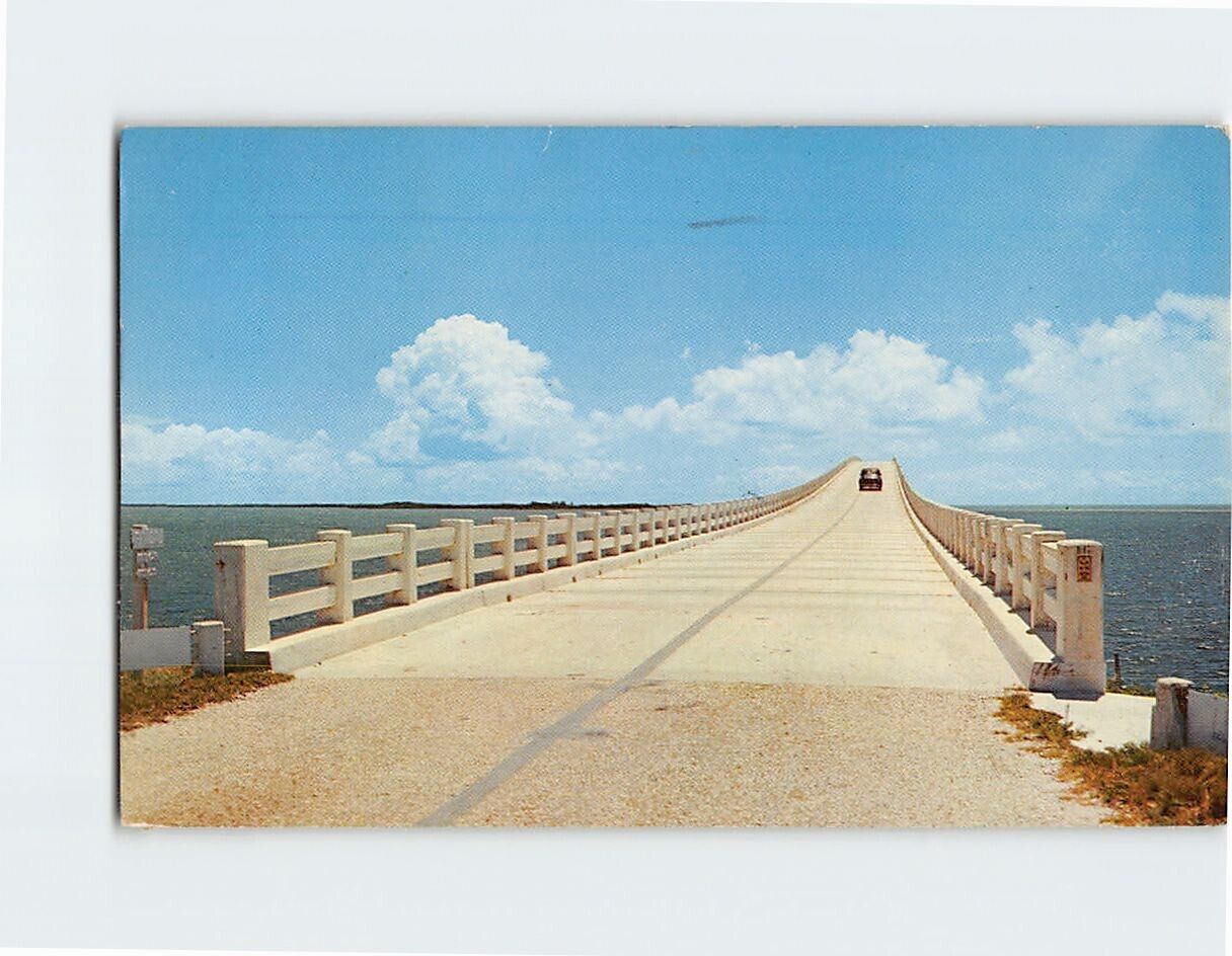 Postcard Overseas Highway to Key West Florida USA