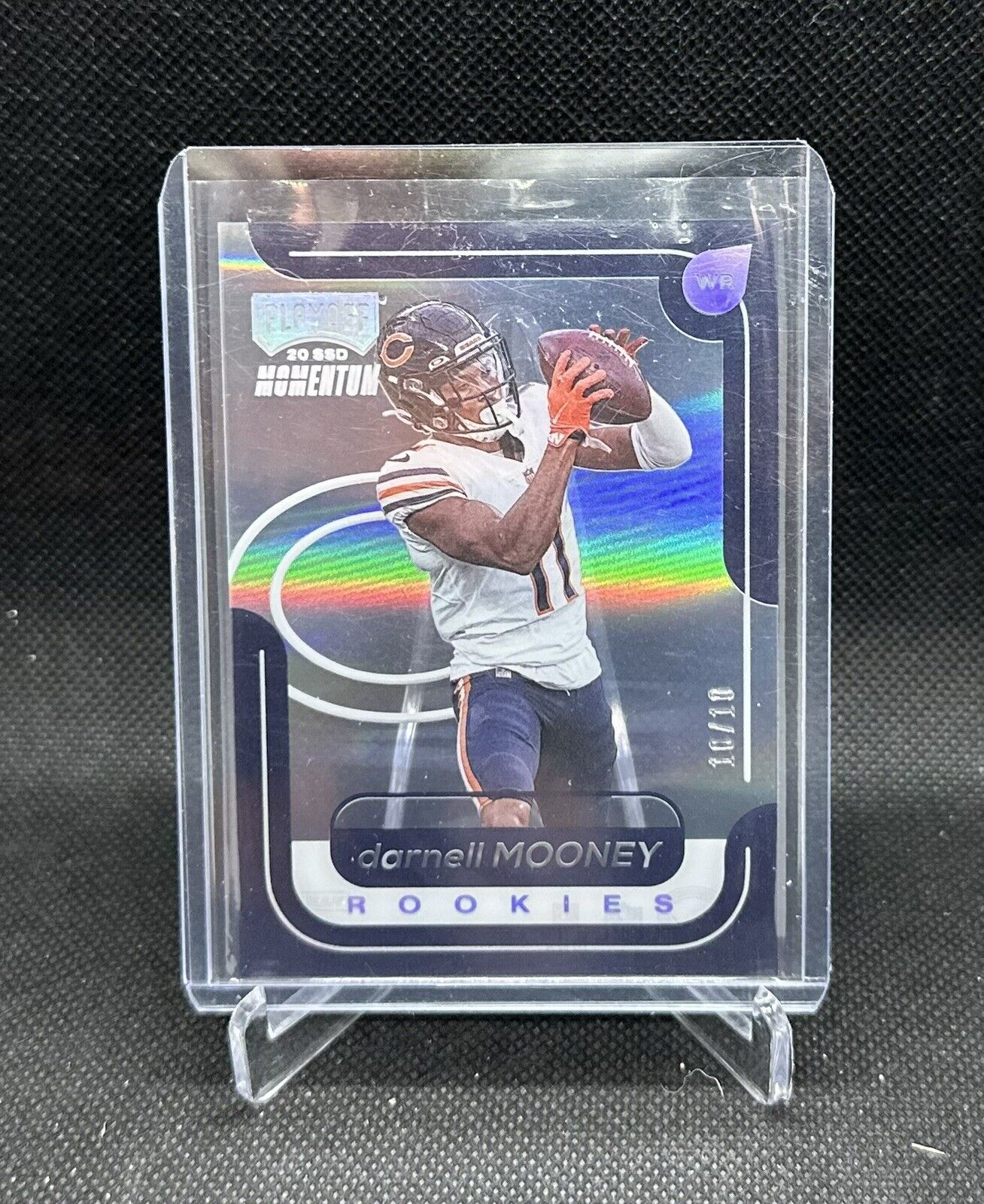 2020 Chronicles Playoff Momentum Holo #10/10 Darnell Mooney RC LAST ON PRINT