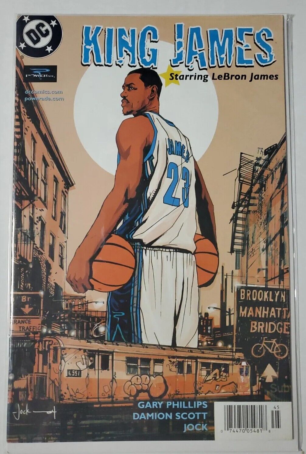 Lebron James ROOKIE #1 DC Comic 2003-04 RARE Powerade 1st Edition Cavs In Hand