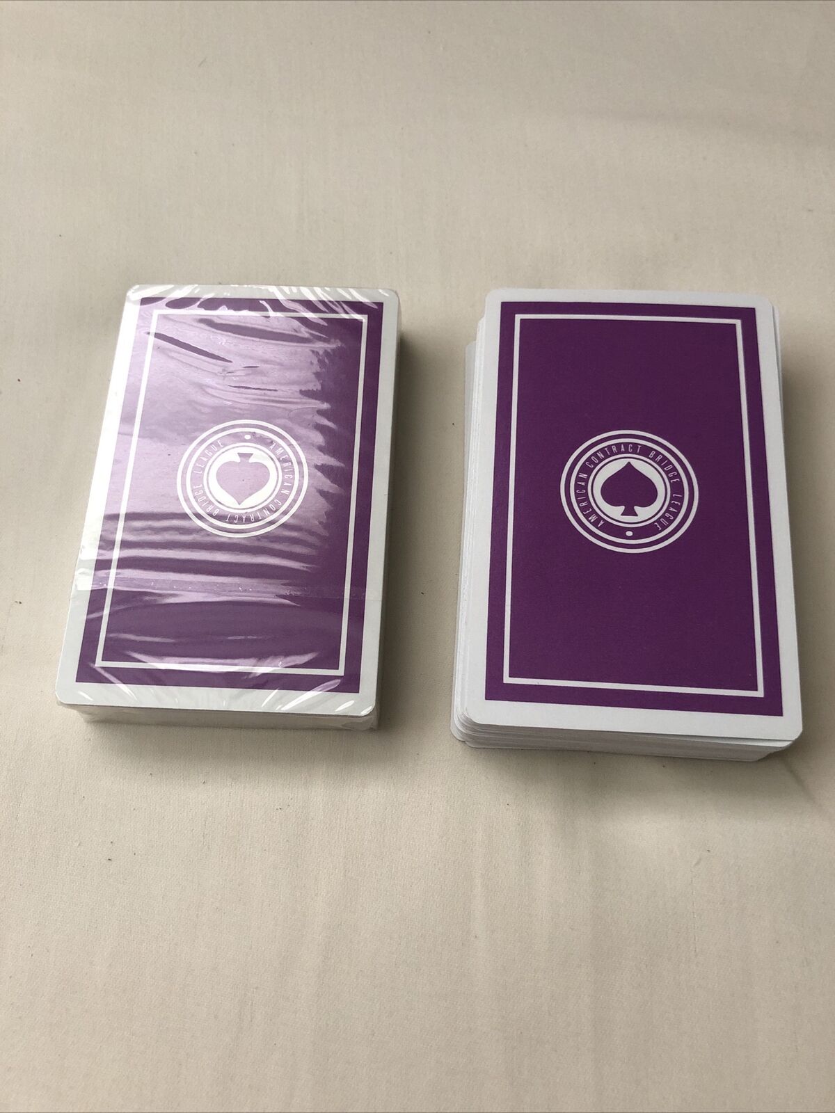 American Contract Bridge League Playing Cards. Printed In Belgium. New Sealed +