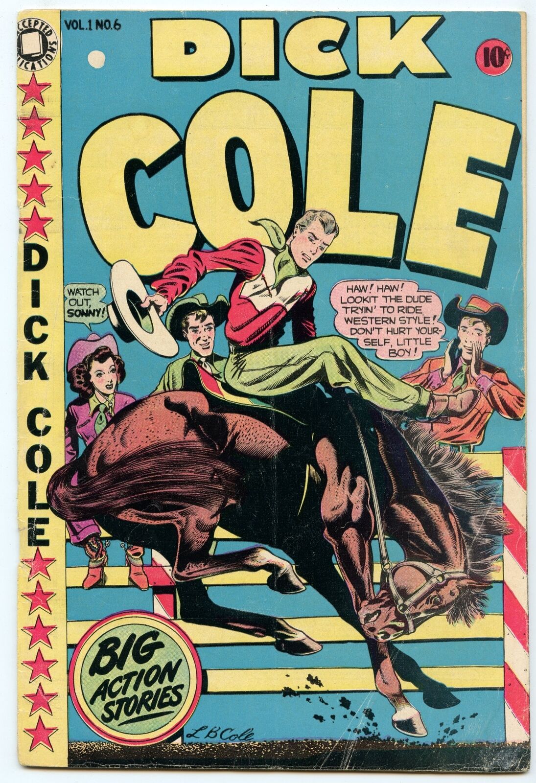 Dick Cole 6 (Nov 1949) VG (4.0)