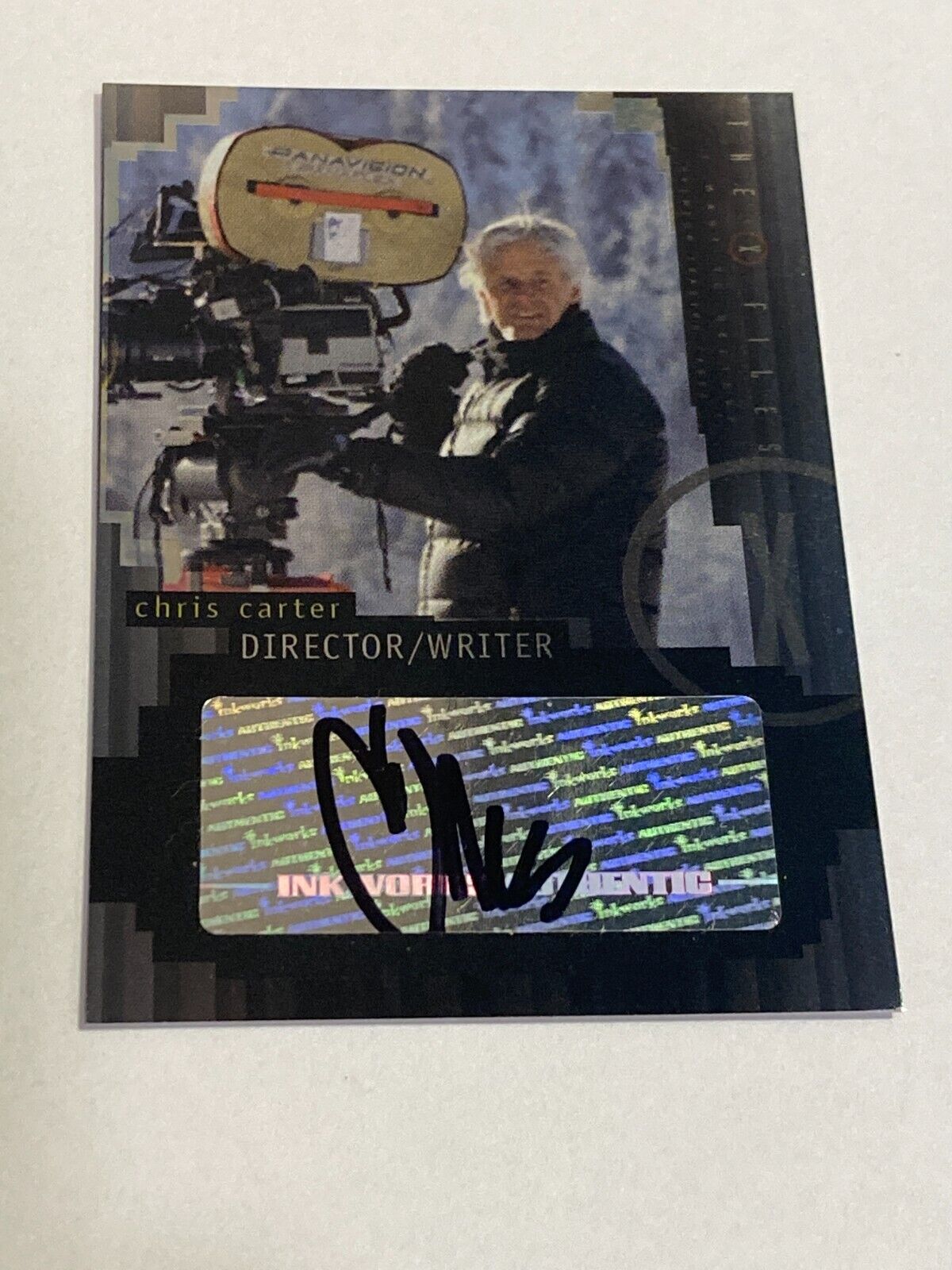 Chris Carter Creator X-Files I Want to Believe Certified Autograph Card Auto #A3