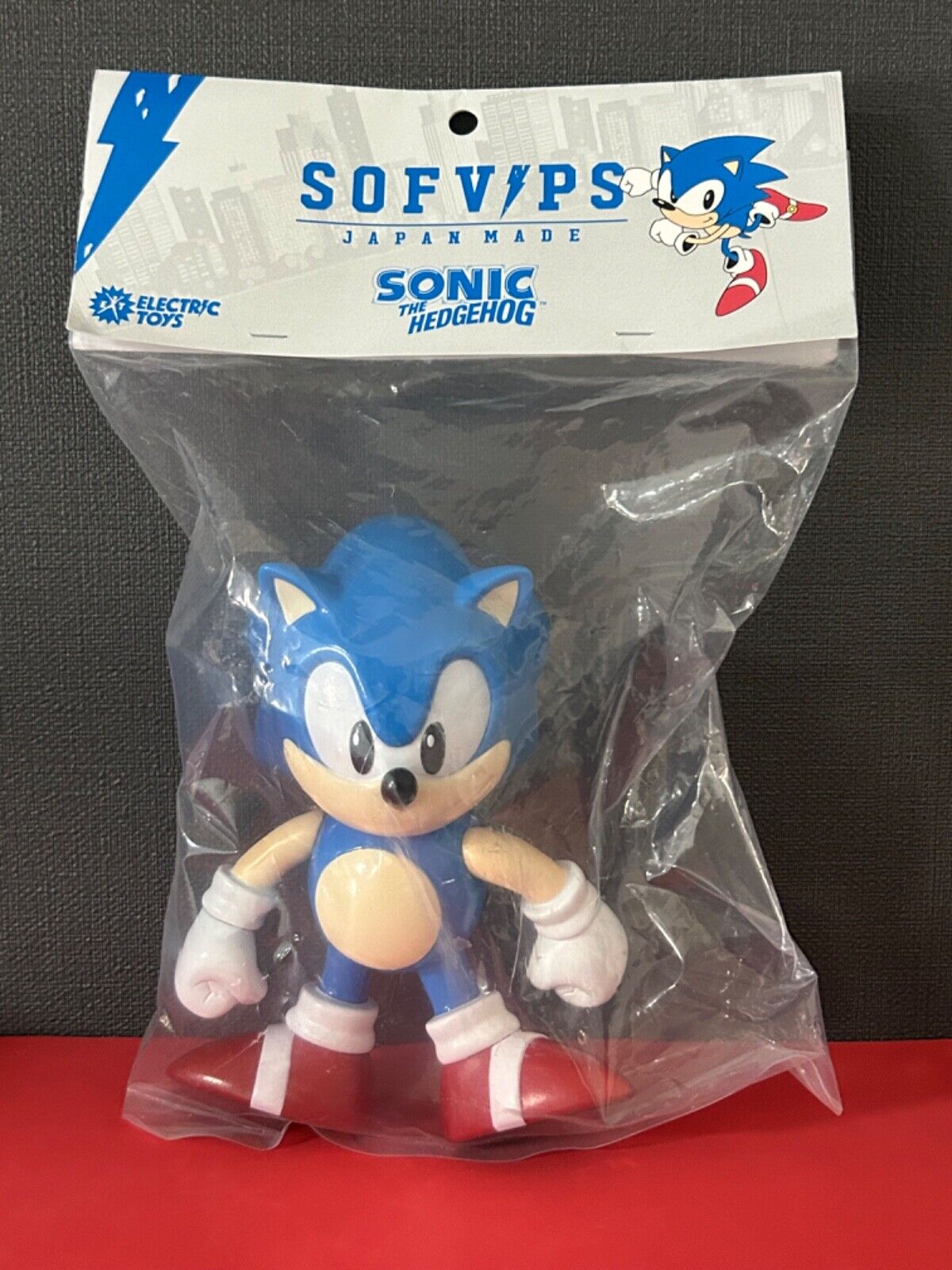 Sonic the Hedgehog Sofvips Finished Product Unopened Soft Vinyl Figure Soup JP .
