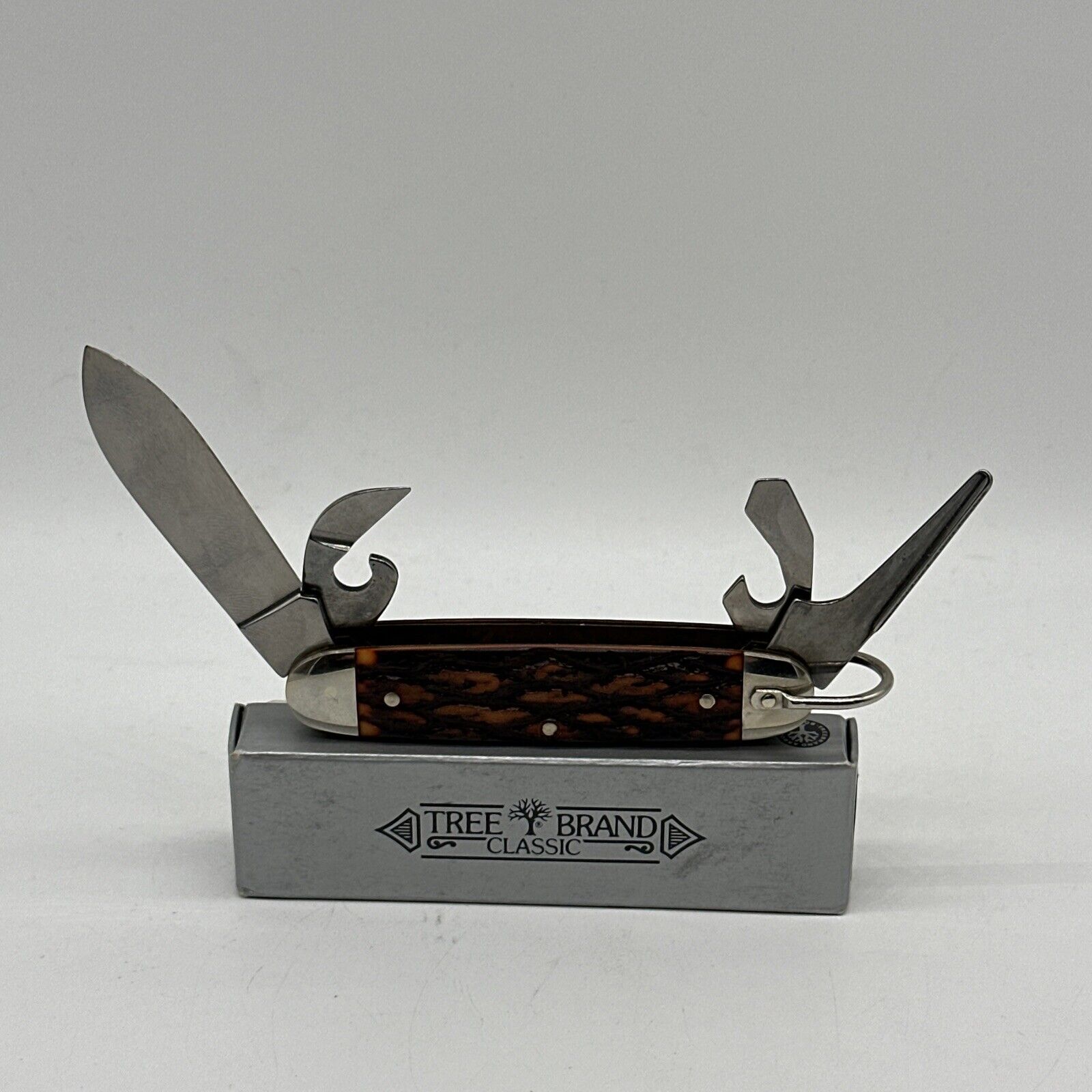 Boker  Tree Brand 9361 Bone Scout Utility Camp Folding Pocket Knife Excellent
