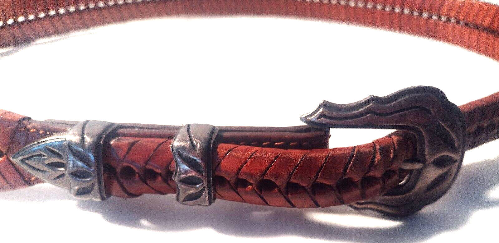 Vintage Chacon Sterling Belt Buckle \