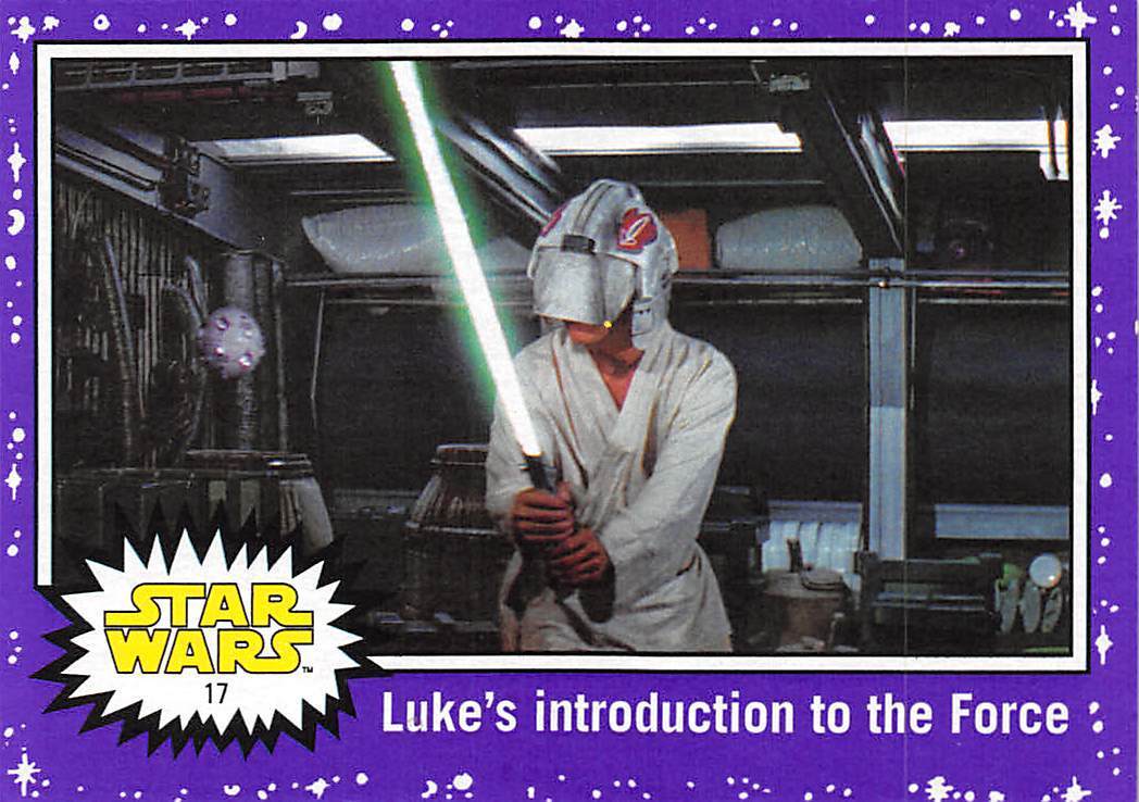 2017 Topps Star Wars Journey To The Last Jedi Purple #17 Lukes Introduction To