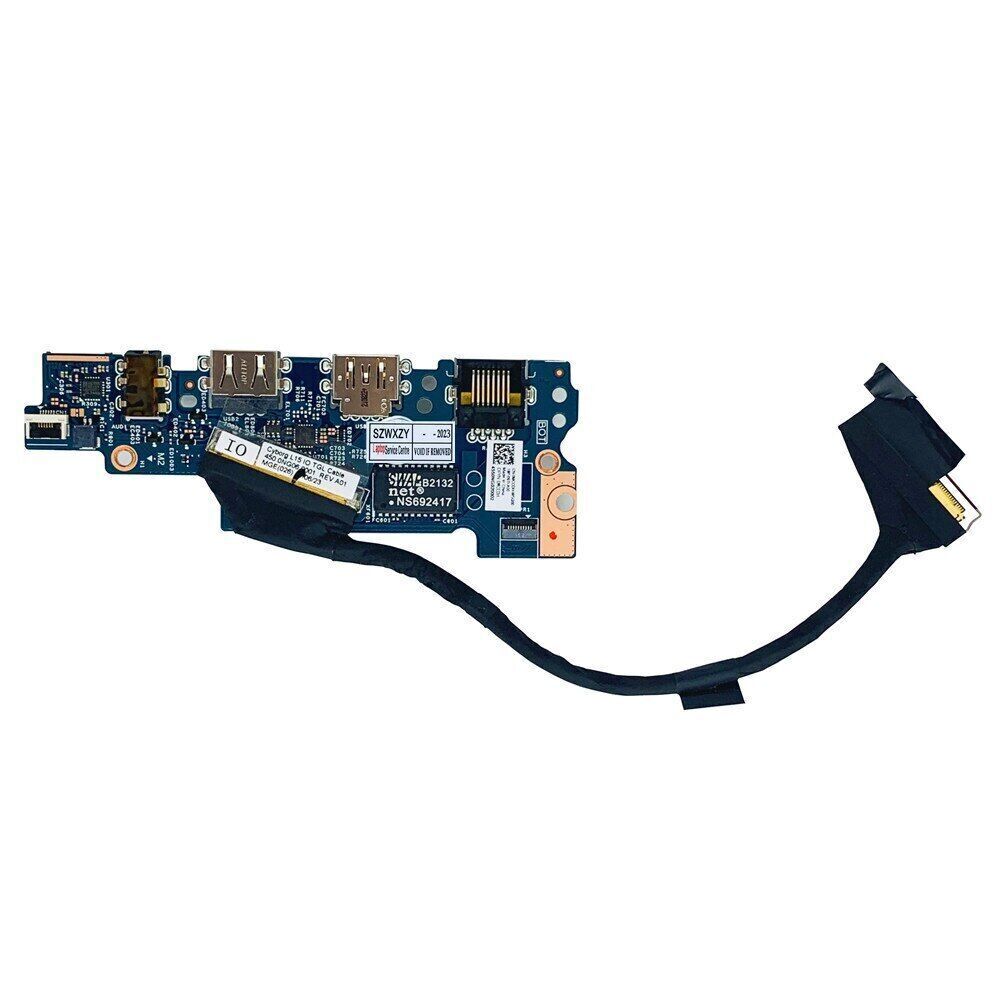 New USB Audio SD Card Rearder RJ45 IO Board For Dell Latitude 3520 E3520 MCCDH