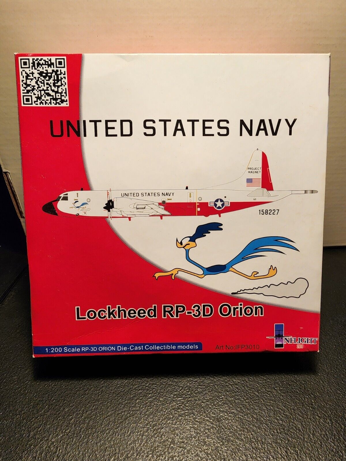 INFLIGHT 1/200 LOCKHEED RP-3D ORION UNITED STATES NAVY PROJECT MAGNET