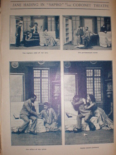 Play photos Jane Hading in Sapho Coronet Theatre 1903